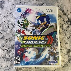 Sonic Riders: Zero Gravity Nintendo Wii, 2008 Game And Manual Tested Working